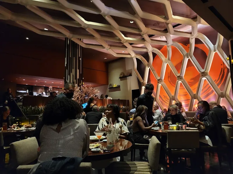 Dining ambiance of restaurant Koi New York 1