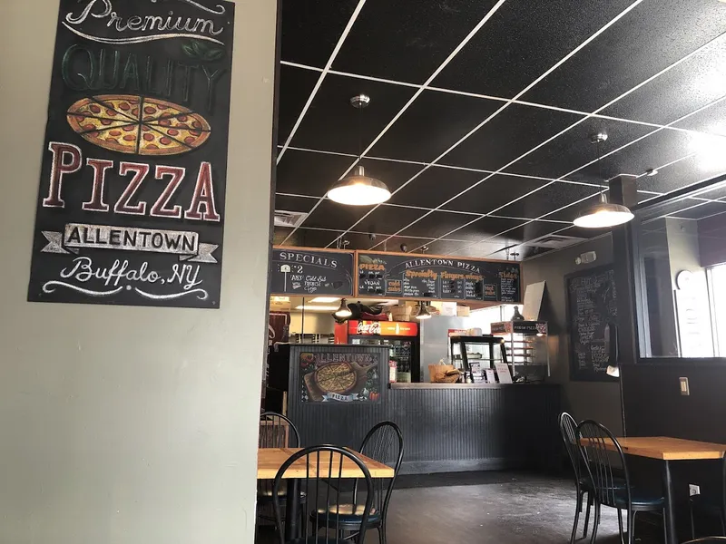 Dining ambiance of restaurant Allentown Pizza 2