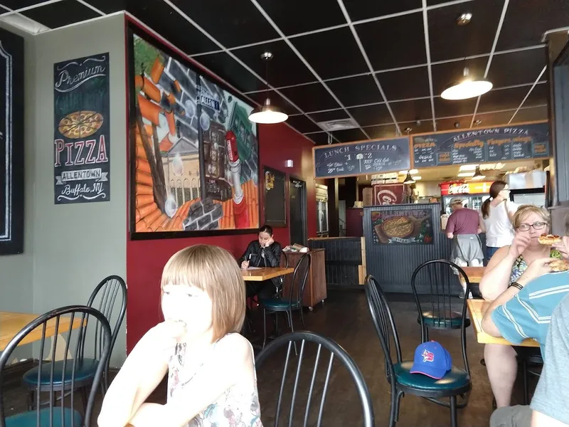 Dining ambiance of restaurant Allentown Pizza 3