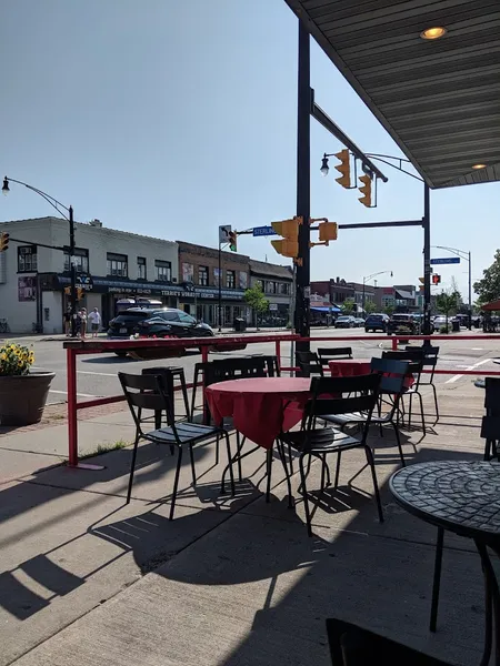 Dining ambiance of restaurant Hertel Avenue Poutine and Cream 1