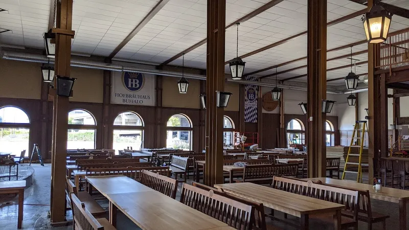 Dining ambiance of restaurant Hofbräuhaus Buffalo 1