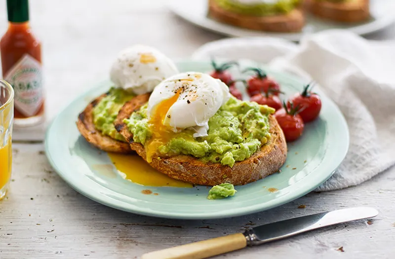 Smashed Avo & Feta Two Hands