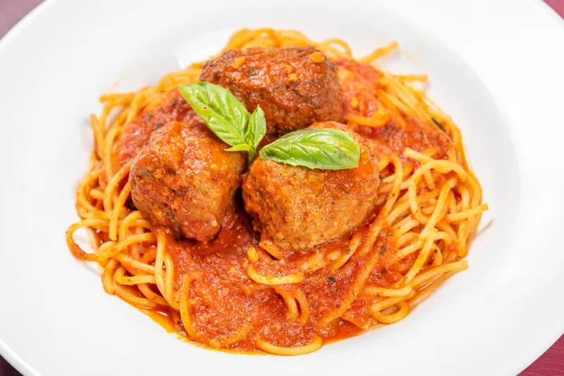 Spaghetti and Meatballs Mulberry Street Bar