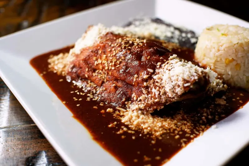 Enchiladas de Mole Taqueria Gramercy