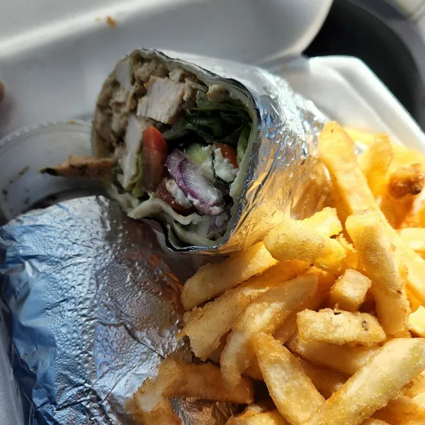 Chicken Shawarma Wrap Pollos A La Brasa Mario