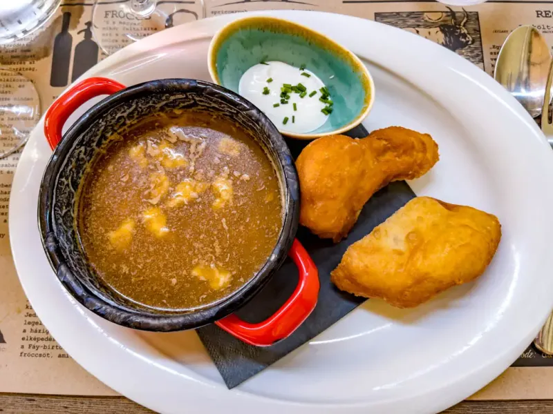 Goulash Soup Budapest cafe