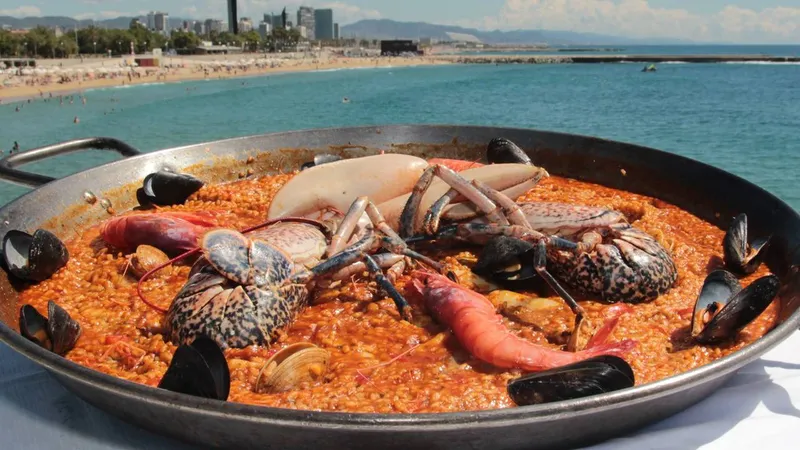 Paella Valenciana La Barca Restaurant