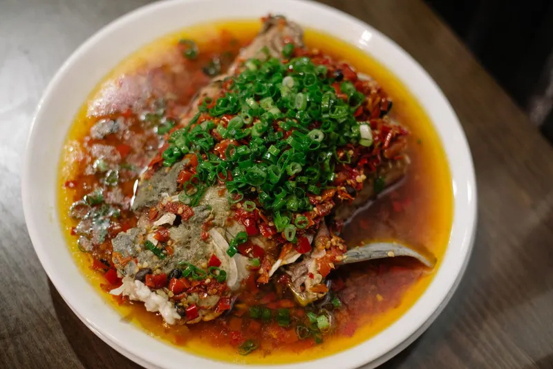 Steamed Whole Fish with Spicy Sauce Hunan Bistro