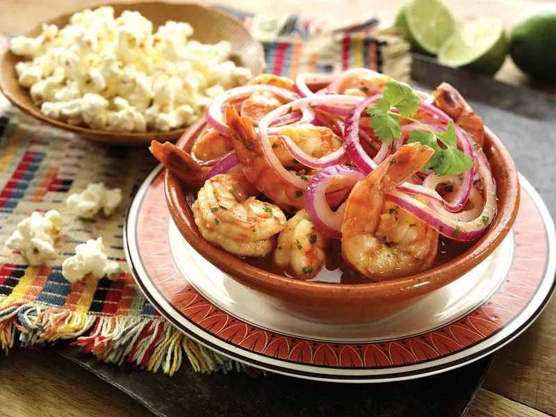 Ceviche de Camaron Comida Ecuatoriana