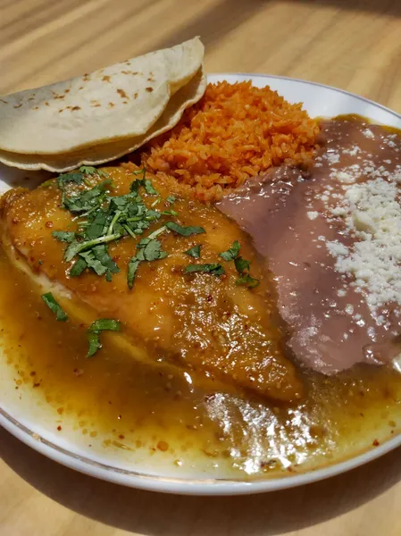 Chile Relleno Plate Oaxaca Taqueria