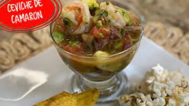 Ceviche de Camaron Antojitos Ecuatorianos