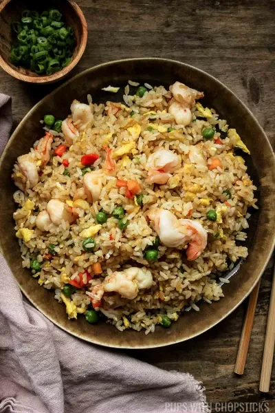 Shrimp Fried Rice Asian Taste 86