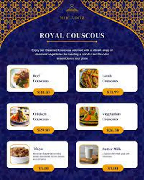 Couscous Royal Cafe Mogador