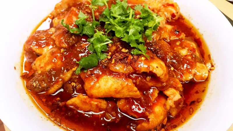  Sliced Fish in Chili Sauce Grand Sichuan Eastern