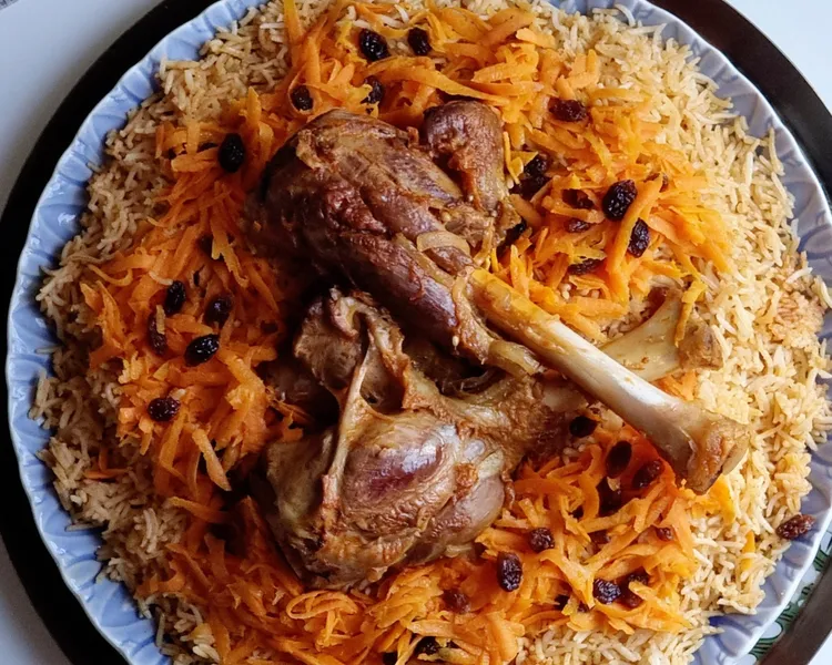 Qabili Palao (Lamb with Rice) Afghan Grill