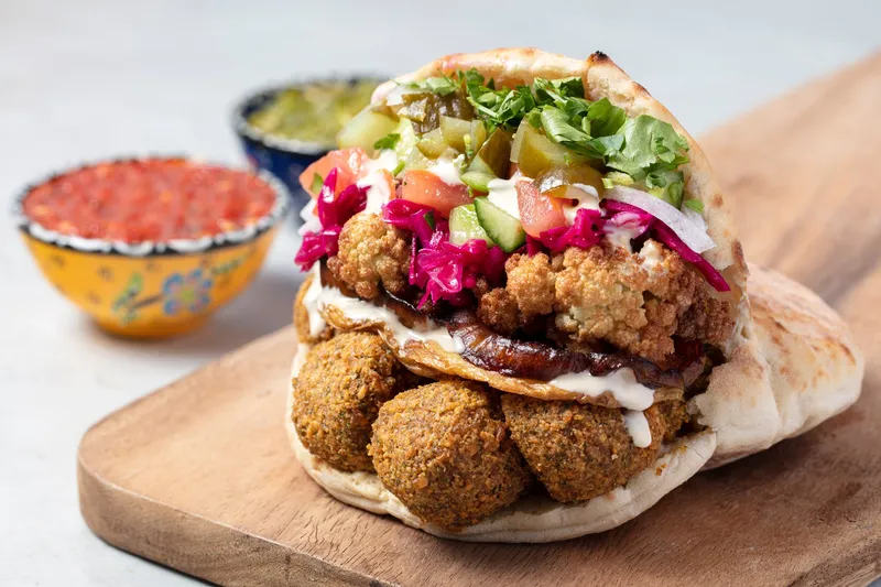 Falafel Sandwich Dunya Kabab House