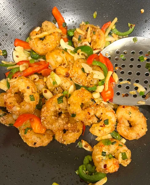 Salt and Pepper Shrimp Kum Kau