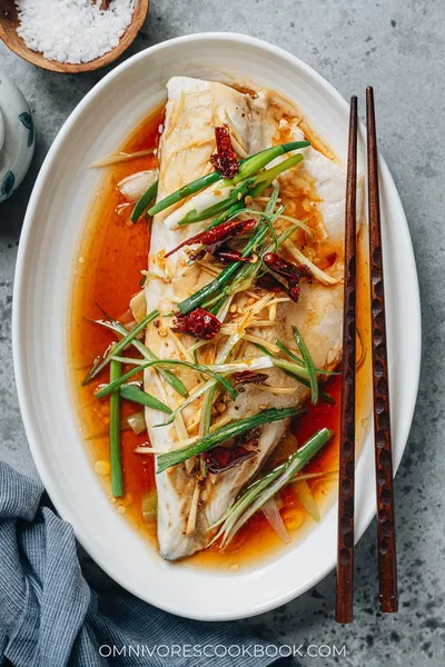 Steamed Fish with Ginger Shanghai