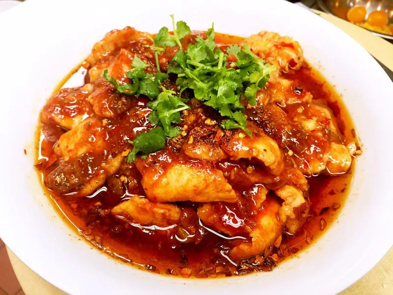 Steamed Fish Fillet with Spicy Sauce Szechuan Gourmet