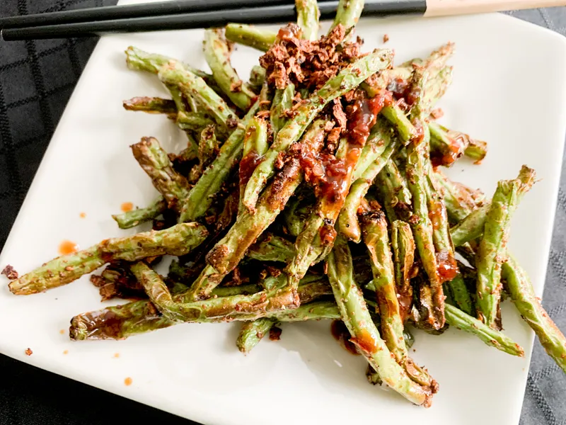 Dry Sauteed String Beans Grand Sichuan House