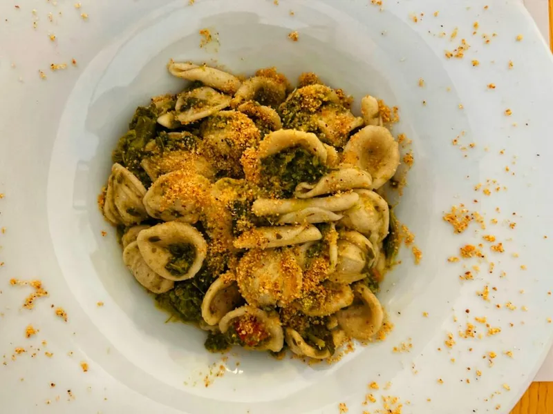 Orecchiette con Cime di Rapa Puglia