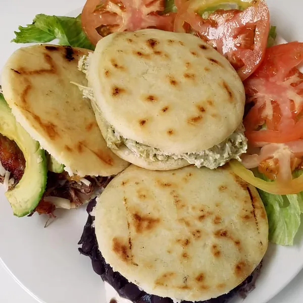 Domino Arepa Arepa Mania Venezuelan Cuisine