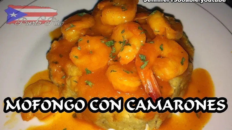 Mofongo con Camarones La Cocina Boricua