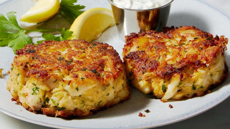 Crab Cakes Jus Fishy