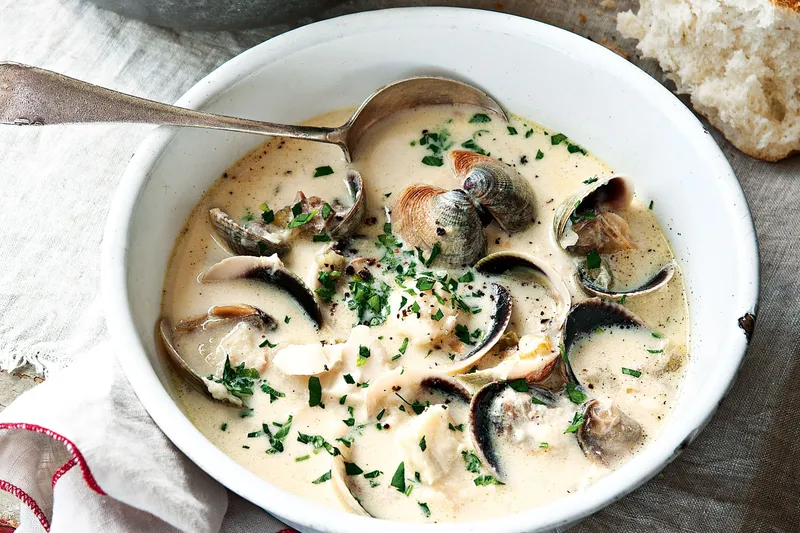 Clam Chowder Fish & Amp Chips