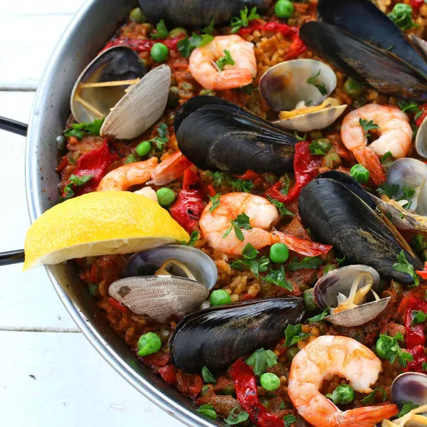 Seafood Paella Blue Fin