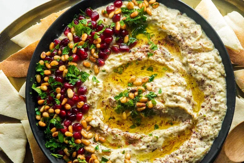 Baba Ghannouj Bowl Hummus & Pita Co