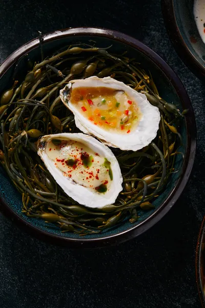 Grilled Montauk Pearl Oysters Sagaponack in Flatiron District