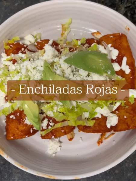 Enchiladas Rojas El Mil Sabores Mexican Food