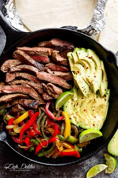 Steak Fajitas Fresh Tortillas