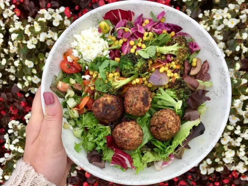 Falafel Bowl Roti Mediterranean Bowls. Salads. Pitas.