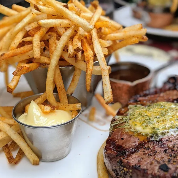 Coq au Vin Steak Frites Bistro