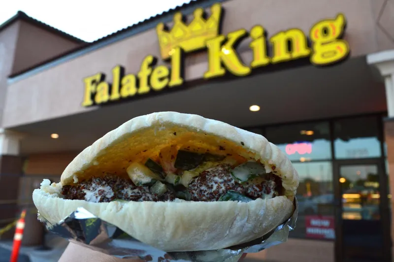 Falafel Sandwich King of Falafel & Shawarma