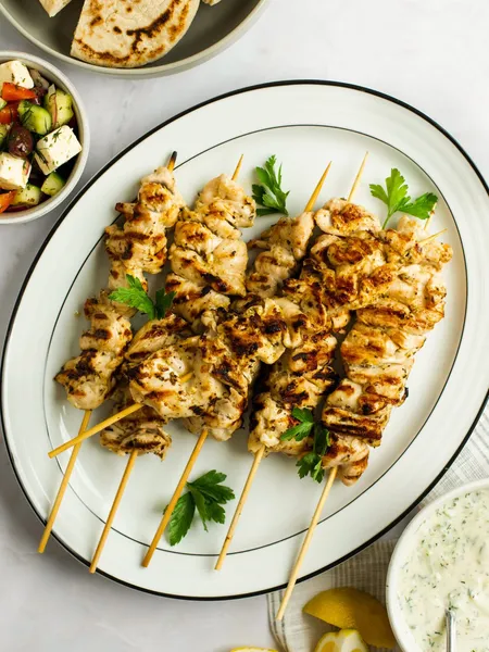 Grilled Chicken Souvlaki BZ Grill