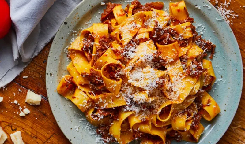 Pappardelle with Duck Ragu Petrarca Cucina e Vino