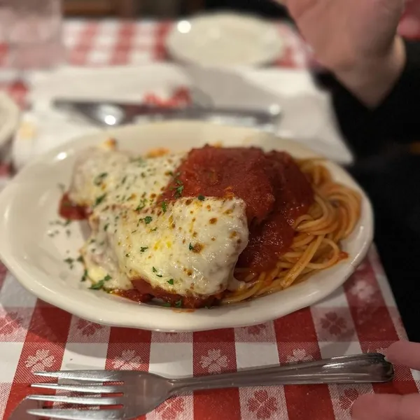 Veal Parmigiana Santasiero's Restaurant