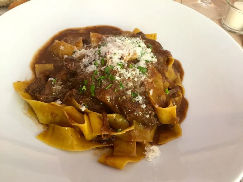 Short Rib Pappardelle The Garage Bar & Restaurant