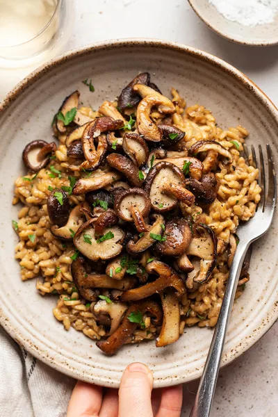 Mushroom Risotto The Left Bank