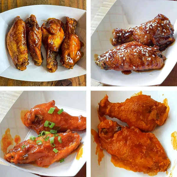 Chicken Wing Sampler Chef's Restaurant