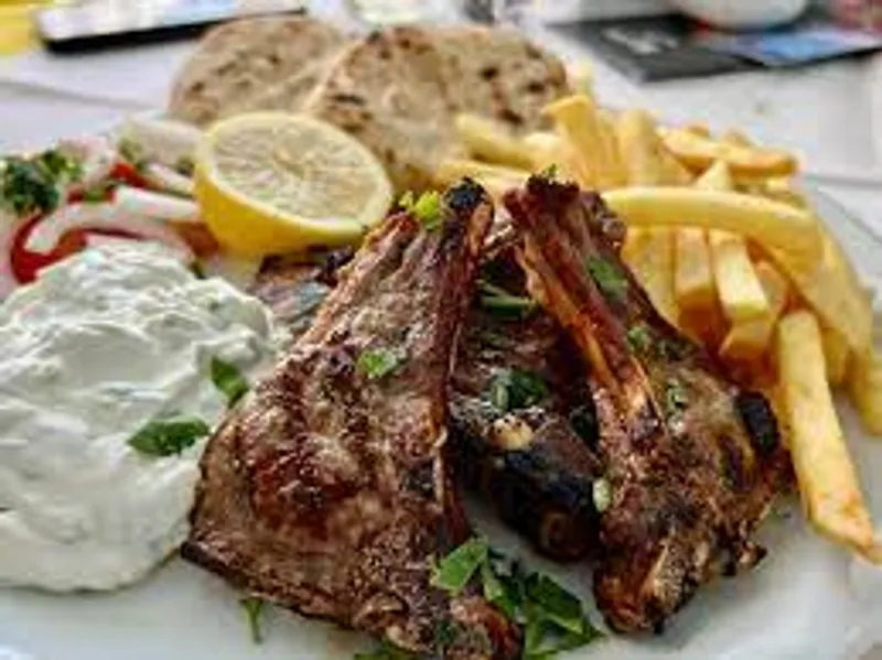 Lamb Souvlaki Kostas Family Restaurant