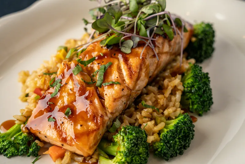 Grilled Atlantic Salmon River Grill