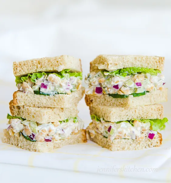 Chickpea Salad Sandwich Sunshine Vegan Eats