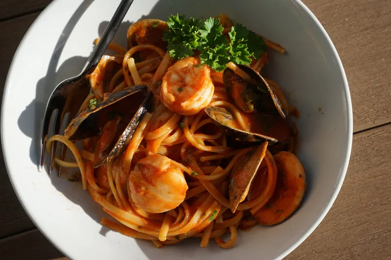 Seafood Fra Diavolo Santasiero's Restaurant