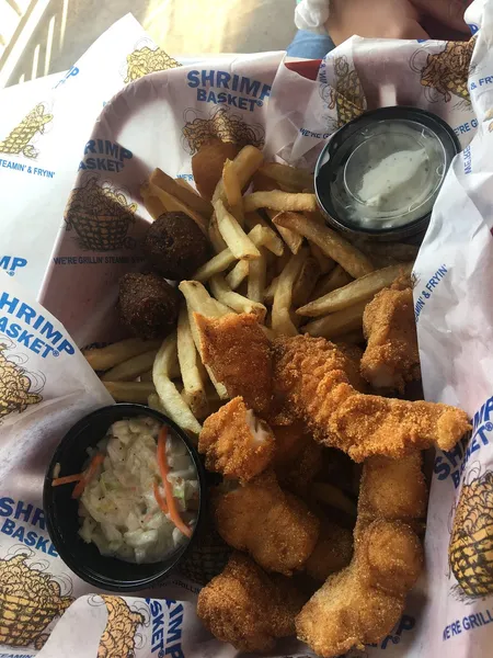 Shrimp Basket G & B Fish, Shrimp and Chicken