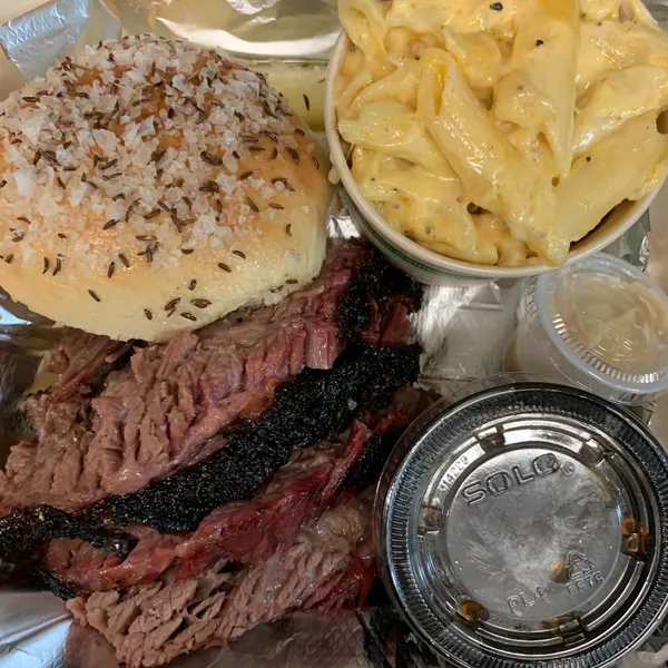 Brisket Sandwich Fat Bob's Smokehouse