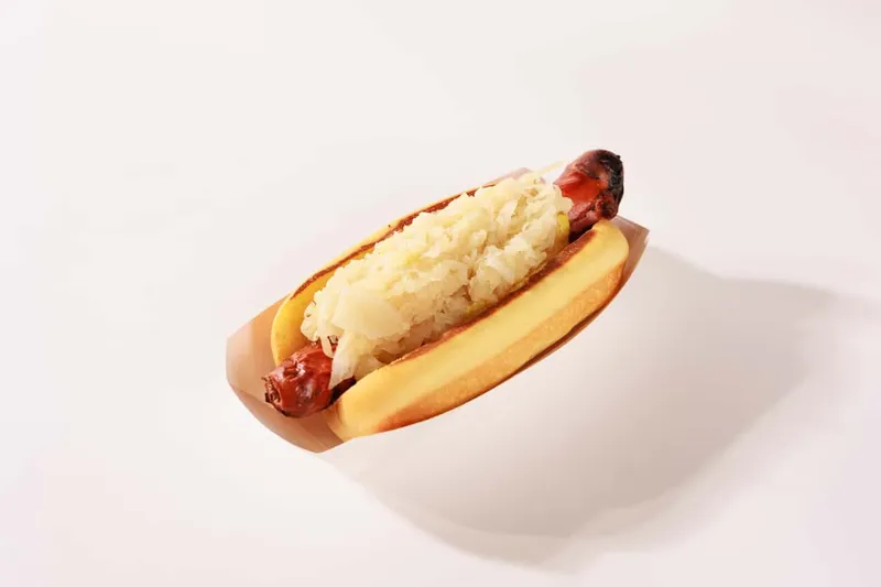 Sauerkraut Dog Frank Gourmet Hot Dogs